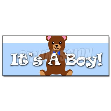 Signmission ITS A BOY! DECAL sticker birth pregnant hospital welcome home, D-48 Its A Boy D-48 Its A Boy